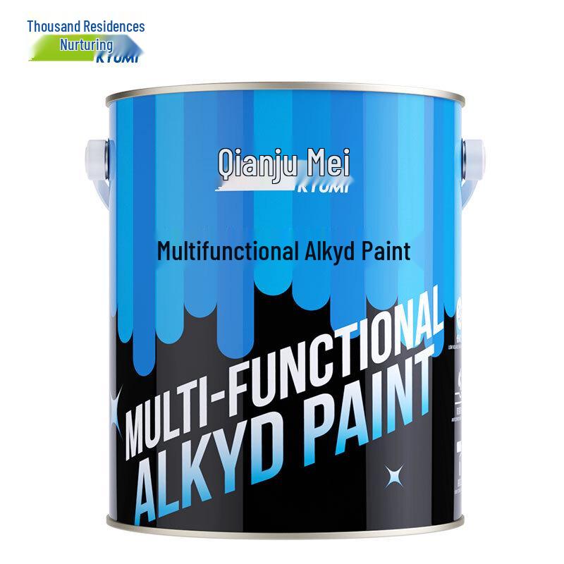 Qianjumei Glossy Army Green Alkyd Enamel Paint 5KG