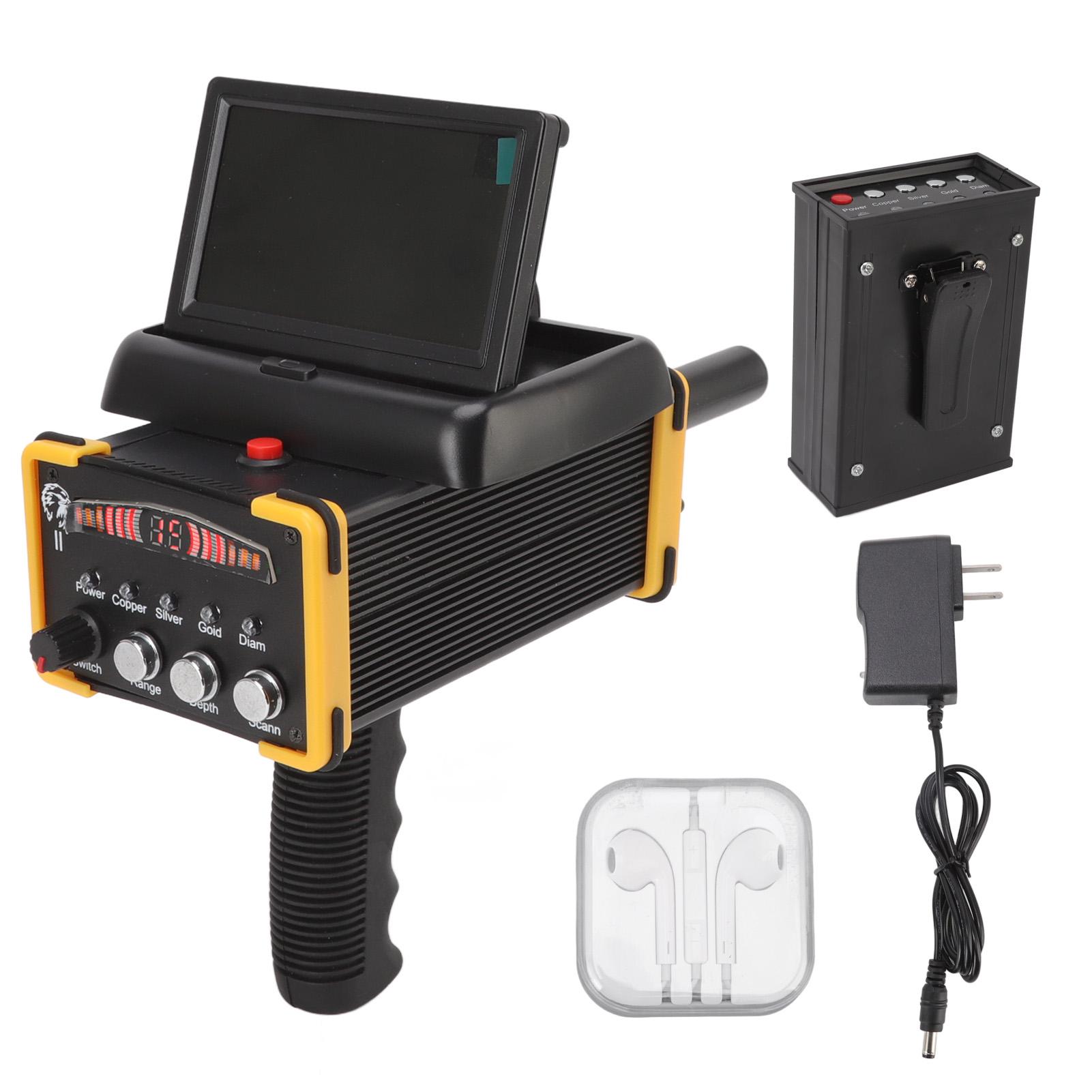 

30m Metal Detector Folding Screen Gold Finder Metal Scanner Device Search Range 1000m GR9000 Handheld Metal Detector
