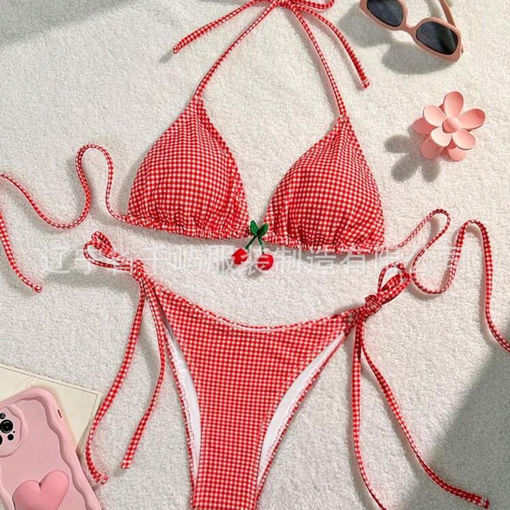 2024 Mašličkové Ins Bikini: Sexy plavky na plážovou dovolenou