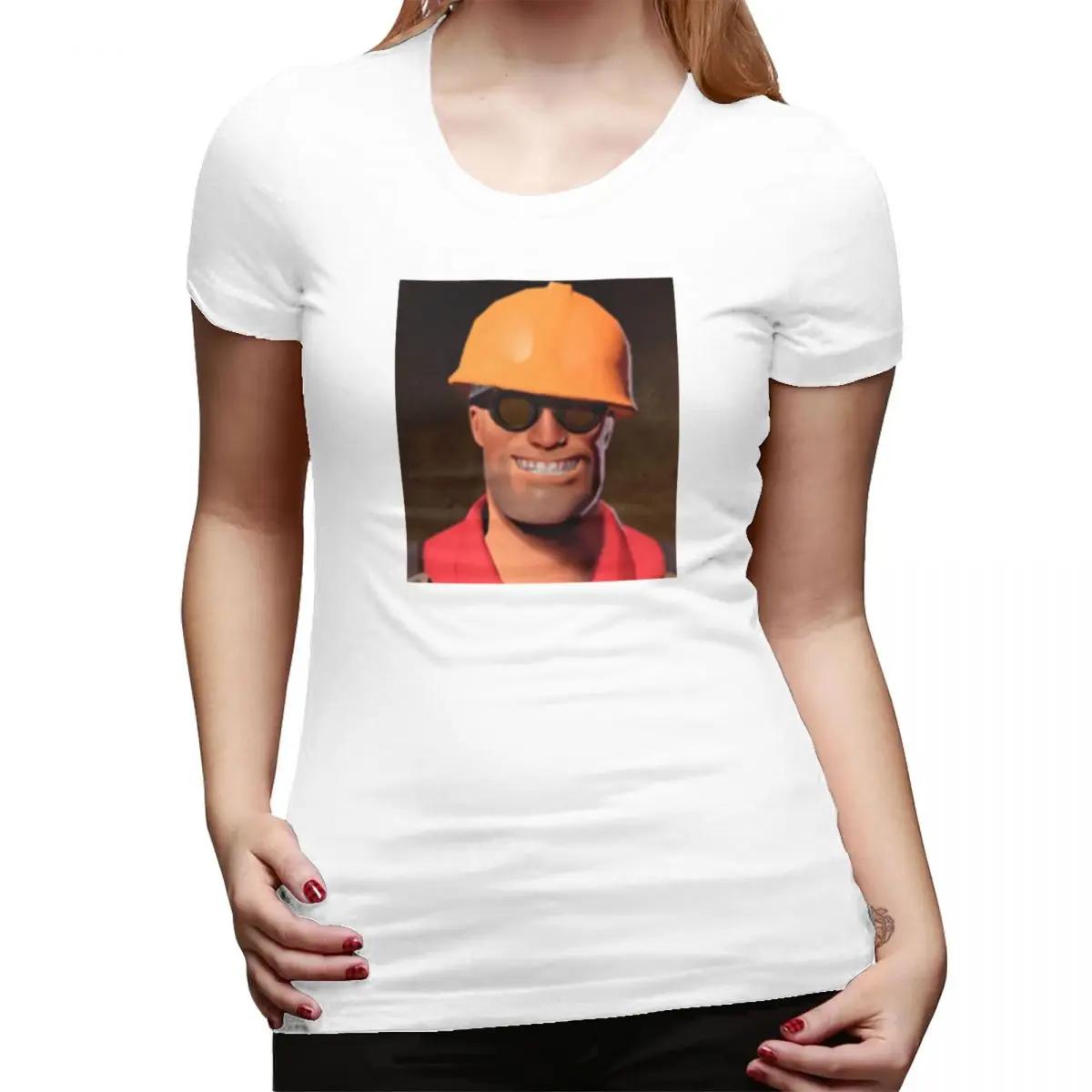 

Team Fortress 2 TShirt for Women Round Neck Streetwear T Shirts Womens Tees Short Summer Clothes Tops S