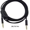 Gaming Headset Cable Woven Earphone Cord With Volume Control And Mute Switch For G Pro G Pro X G433 G233 New