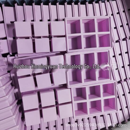 Food-Grade Silicone Ice Cube Tray with Lid: Freezer Mold & Storage Container