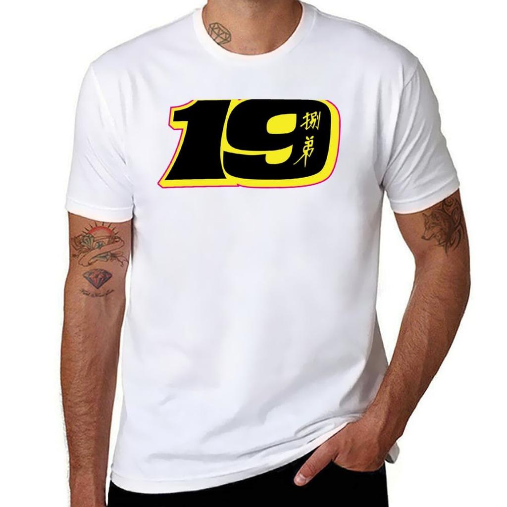 Alvaro Bautista 19 T-Shirt Herren T-Shirt Grafik Herren T-Shirts für Männer Freizeit-T-Shirt