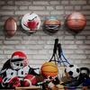 Basketball Volleyball Soccer Display Holders Home Ball Rack On The Wall Ball Rack Put The Ball Rack Football Display Racks