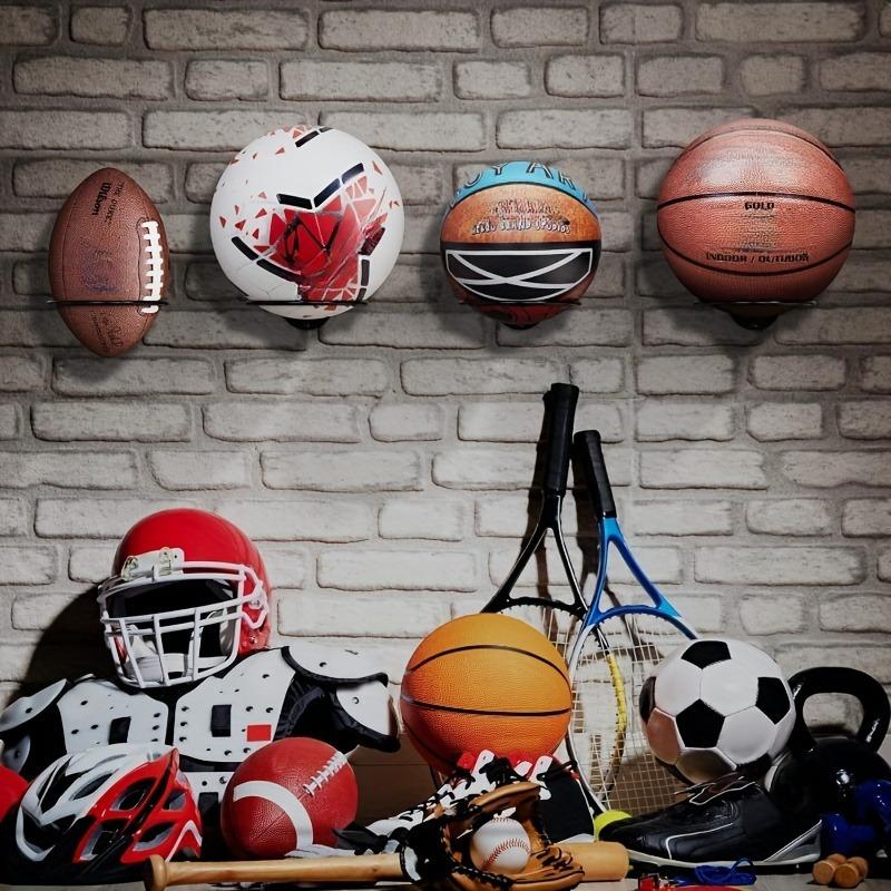 Basketball Volleyball Soccer Display Holders Home Ball Rack On The Wall Ball Rack Put The Ball Rack Football Display Racks