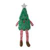 Christmas Gnome Decoration Fluffy Christmas Tree Doll with Glitter Star Topper Plush Elf Table Centerpiece for Hotel Mall Window Holiday Decor