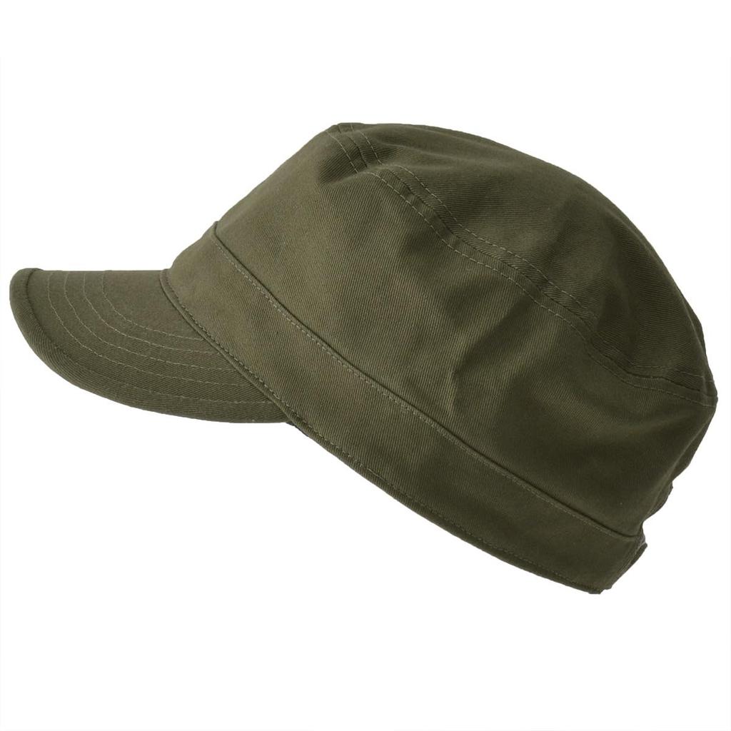 Washable Work Cap Khaki Simple and Simple Design Cotton Large Sizes Breathable [CHARM] (61cm / / Unisex) (100% / Hat) Available,