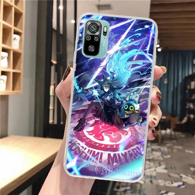 Hoshimi Miyabi Zenless Zone Zero ZZZ Silicon Phone Case For Xiaomi Redmi Note 14 13 12 12S 11 Pro Plus 11S 10 10S 11T 11E 4G 5G