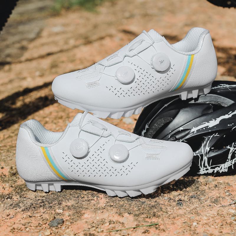 MTB Cycling Shoe Flat Pedal Bicycle Shoes Clit Man Cleat Shoes Bicycle Mountain Bike Shoe Racing Lock Footwear Cycling Sneaker