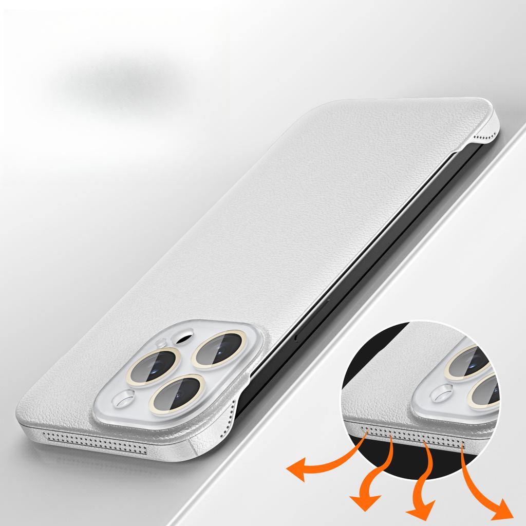 Suitable for The Bezel-less and Peel-textured IPhone Case of The IPhone 15, and The Ultra-thin Heat Dissipation of The IPhone 14promax