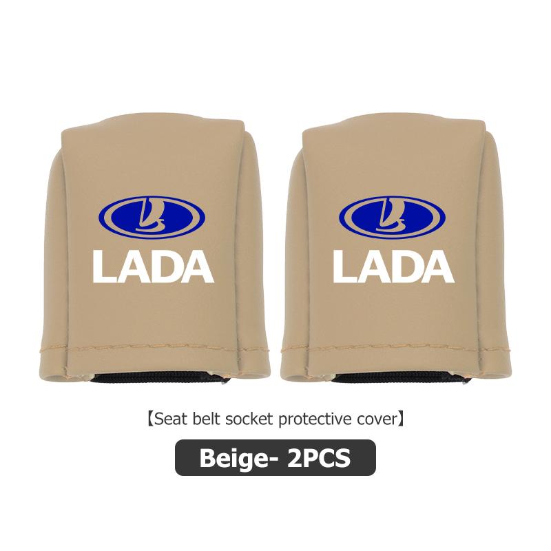 For Lada Car Seat Belt Buckle Protective Cover Safety Belt Plug Clip Case Vesta Granta Vesta Niva 4X4 Largus Vaz Samara 2110