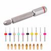 Precision Pin Vise | Knurled Metal Handle, Replaceable Chuck System, for DIY Crafts