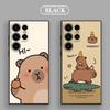 Capybara Cute Silicone S26Ultra Case For Samsung Galaxy S26 S25 S24 S23 S20 S21 FE S22 Ultra S25 Plus 5G Cases Soft Phone Cover