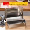 304 Stainless Steel Square Baking and Serving Tray