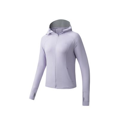 Training Series Womens Knitted Sports Top Summer 2026 Sun Protection Women Tops Light-Purple 962627706-5
