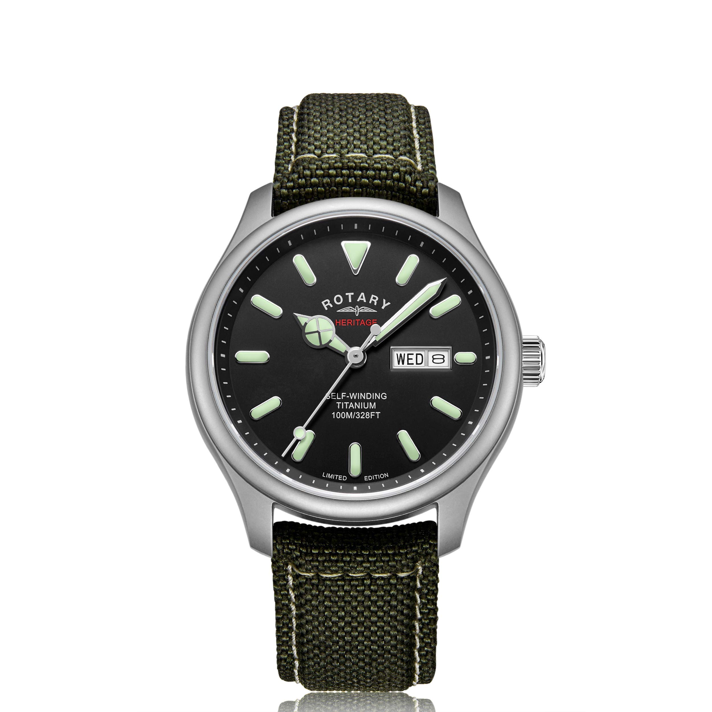 

Автоматичний годинник Rotary HERITAGE Black [Rotary] GS05249/04NT Чоловічий чорний
