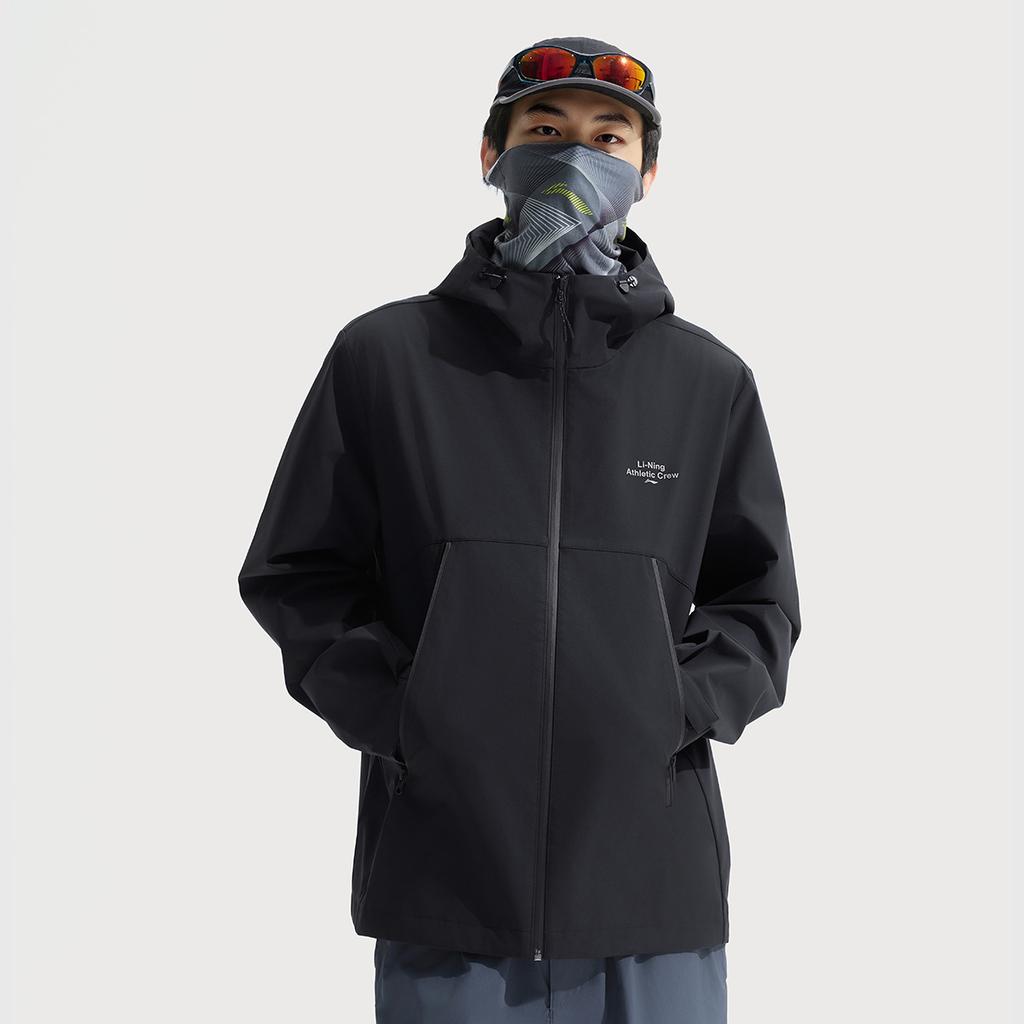 Li Ning Fitness Series Trench Coat Men's Black AFDV451-6