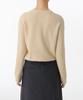 MUSINSA STANDARD WOMAN Women'S Mini Boucle Crew Neck Knit [Ecru]