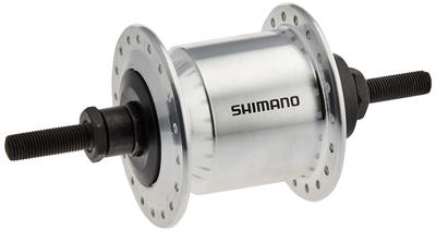 SHIMANO Hub Dynamo Silver 36H Nut Type ADHC2100NWDDSS1 DH-C2100 J2-A 6V-0.9W OLD100mm