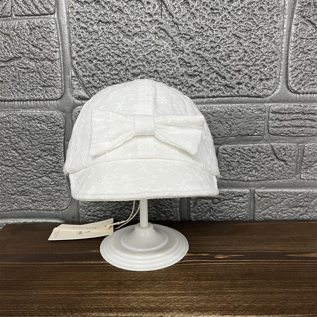 Muran Liangpin 2026 Spring/Summer Girls  Windproof Sun Hat with Bow Knot 48 cm Standard