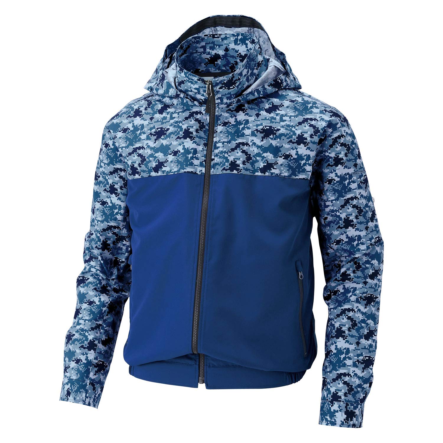 

Air Conditioning Fuujin Clothing Removable Hood Long Sleeve Blouson KU92310 Blue M Sun-S [Clothing Only] синій