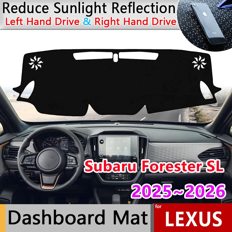 Car Dashboard Cover Pad for Subaru Forester 2025 Accessories SL 2026 Liner Anti-Slip Mat Sunshade Dashmat Carpet Rug Car Sticker