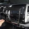 For Toyota Tacoma 2011-2015 ABS Carbon Fiber Car Center Control Navigation Screen Decorative Frame Stickers Interior Accessories