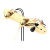 3 Way Guitar Control Plate Mounting Plate with Screws Compatible with Standard Style Electric Guitar Parts Replacement