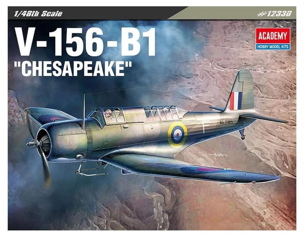 Academy 1/48 British V-156-B1 Chesapeake Plastic Model Kit 12330