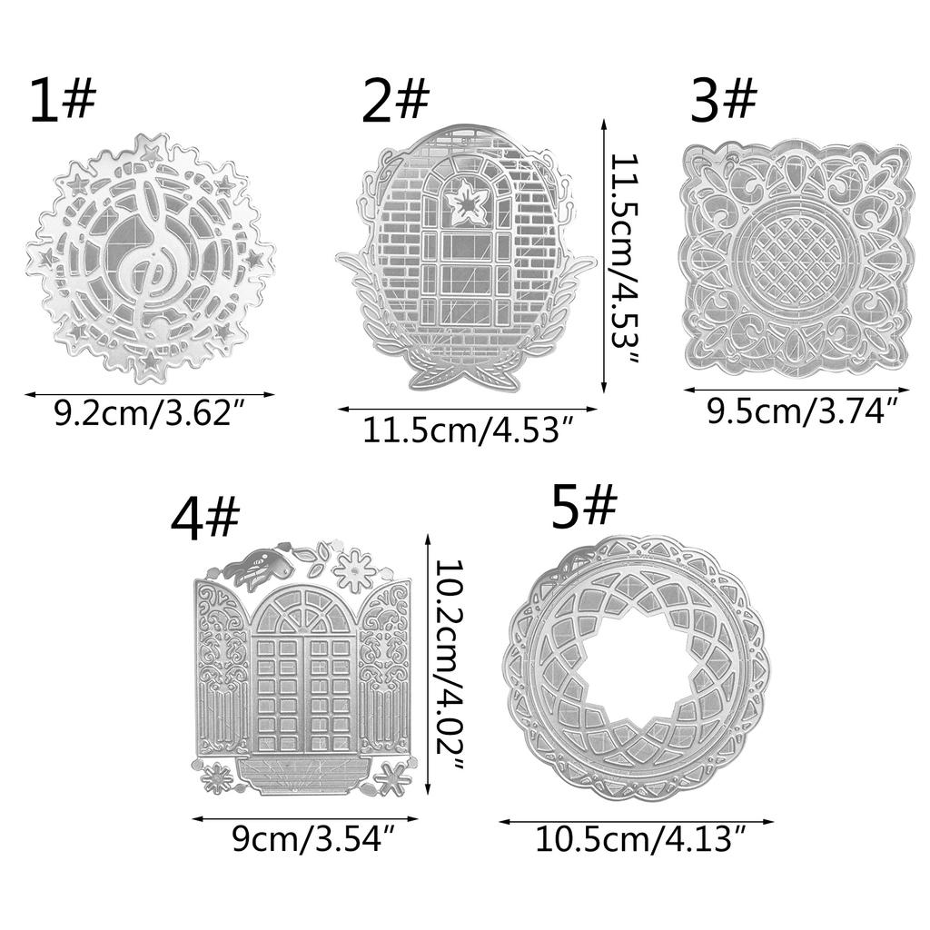 Star Circle Metal Cutting Dies Stencils for DIY Scrapbooking Decorative Embossing Paper Cards Template Decor Die Cuts