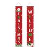Christmas Nutcracker Couplets Door Curtain Flags | Festive Porch Decor