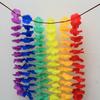 24Pcs Hawaiian Leis Faux Silk Flower Necklace Tropical Party Favor Beach Dance Leis Birthday Pool Party Decoration
