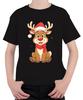 Christmas Reindeer Cute Kids Cartoon Gift Winter Cute Unisex Children T-Sh