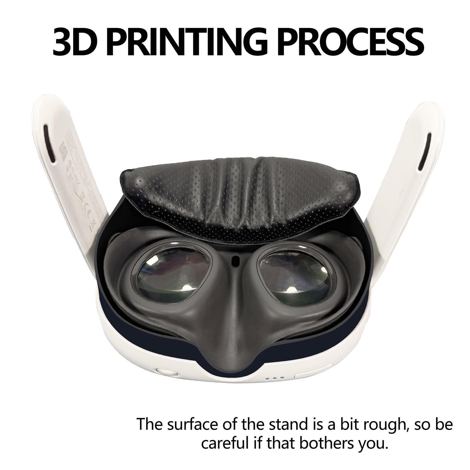

Removable VR Face Pad Interfaces For 3 Headsets Breathable PU Leather Ergonomic Enhanceds Airflows System 1