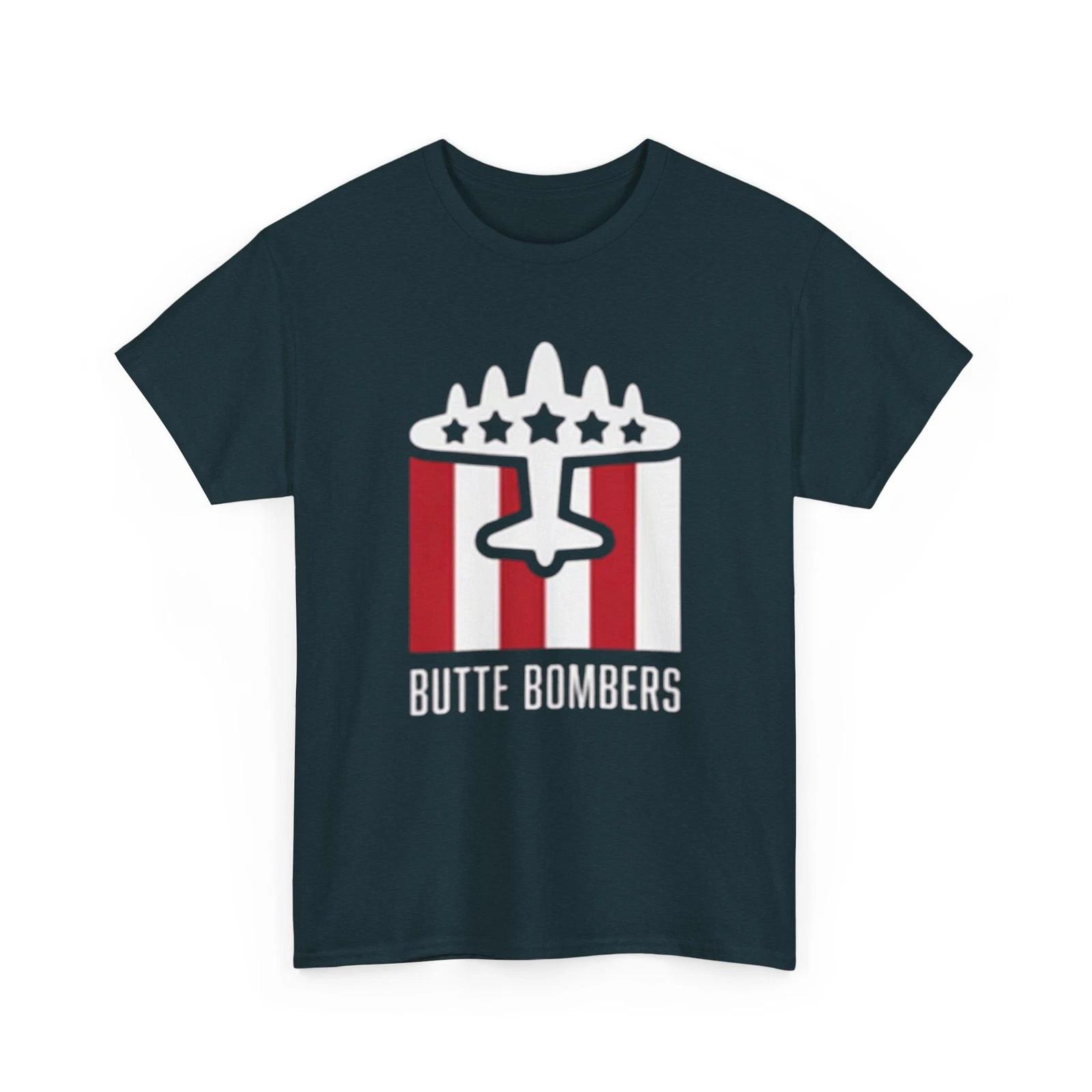 

Defunct Hockey Butte Bombers Printed T shirt Classic Evel Knievel Collectible L