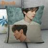 Custom Lee Dong Wook KPOP Pillowcase  Wedding Decorative Cotton Linen Pillow Case For Home Pillow Cover 45X45cm One Side