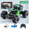 Off-Road Remote Control Climbing Car: High-Speed, 2.4G, Four-Channel, Rechargeable with Lights – Dynamic Toy Vehicle for Kids.