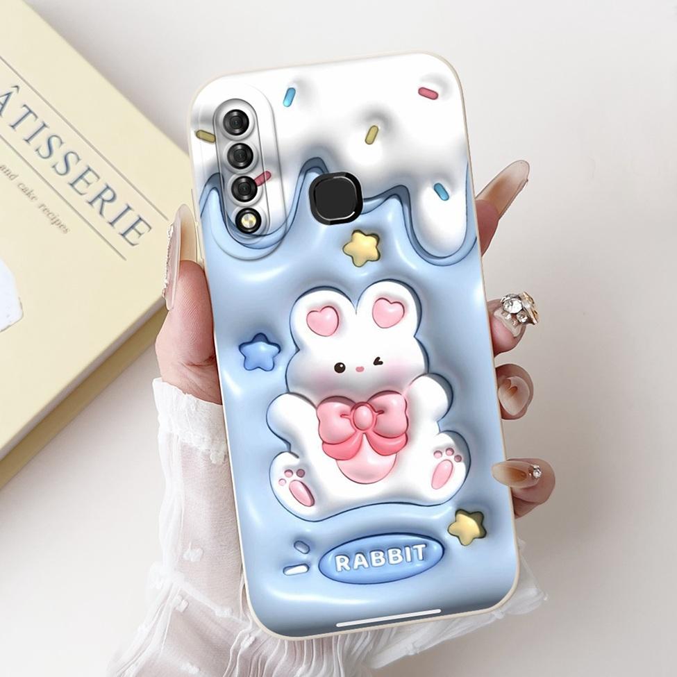 For Infinix S4 Cover Case Luxury Cute Cat Printing Pattern Casing For Infinix Smart 3 Plus X627V Back Cover S4 X626 X610B X626B