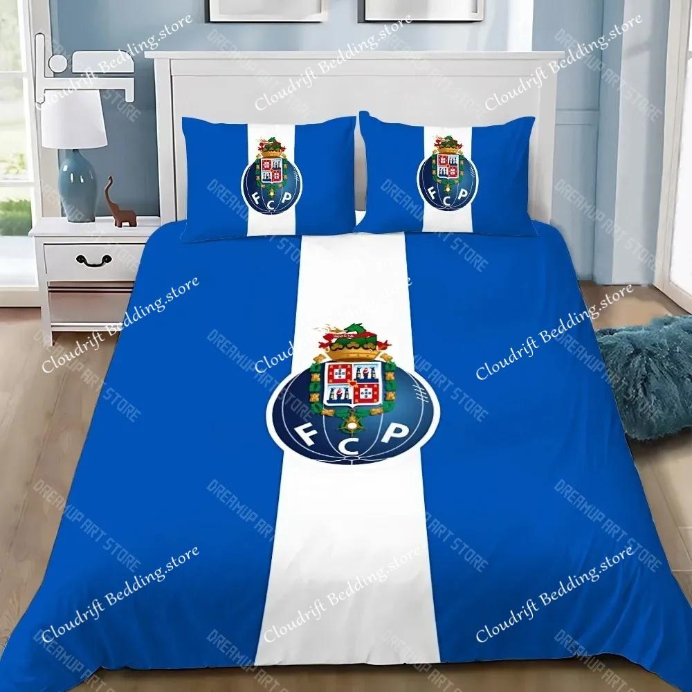 Duvet Cover Pillowcase Bedding Set Football Club FC P-Portos Adult Boy Girl Bedroom Decoration Children Single Double Large Size