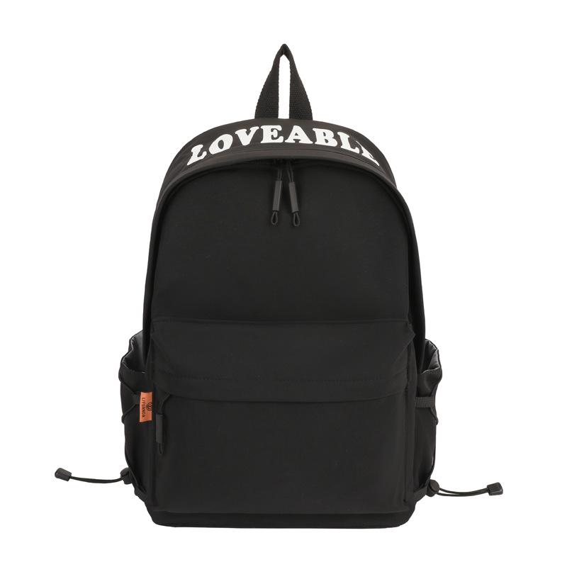 Schoolbag New Ins Korean Version Versatile Backpack Simple Commuter Backpack Junior High School Girls College Students Trendy Brand Schoolbag
