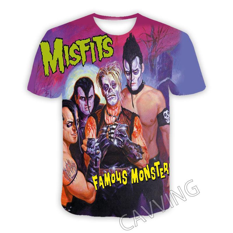 The Misfits Casual 3D Print T Shirt Women Men Summer O-neck Short Sleeve Fashion Tshirt Graphic Tees Cosplay Costume Tees