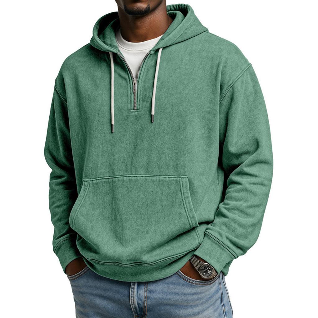 Men's 1/4-Zip Hooded Sweatshirt
