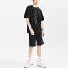 Li-Ning Wade Series Casual Loose Printed Short Sleeve T-Shirt Men Tops Black AHSQ159-1