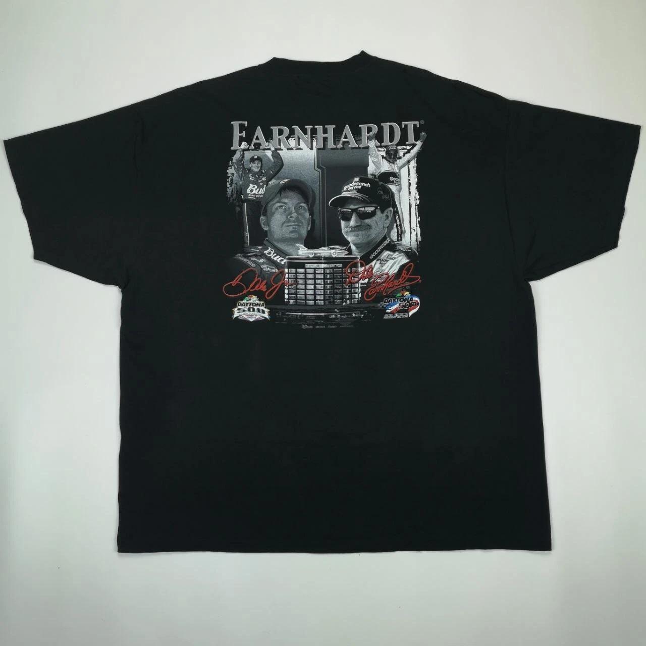 

Earnhardt Daytona 500 Champions Nascar Chase Authentics Black T-Shirt Size 2XL XL
