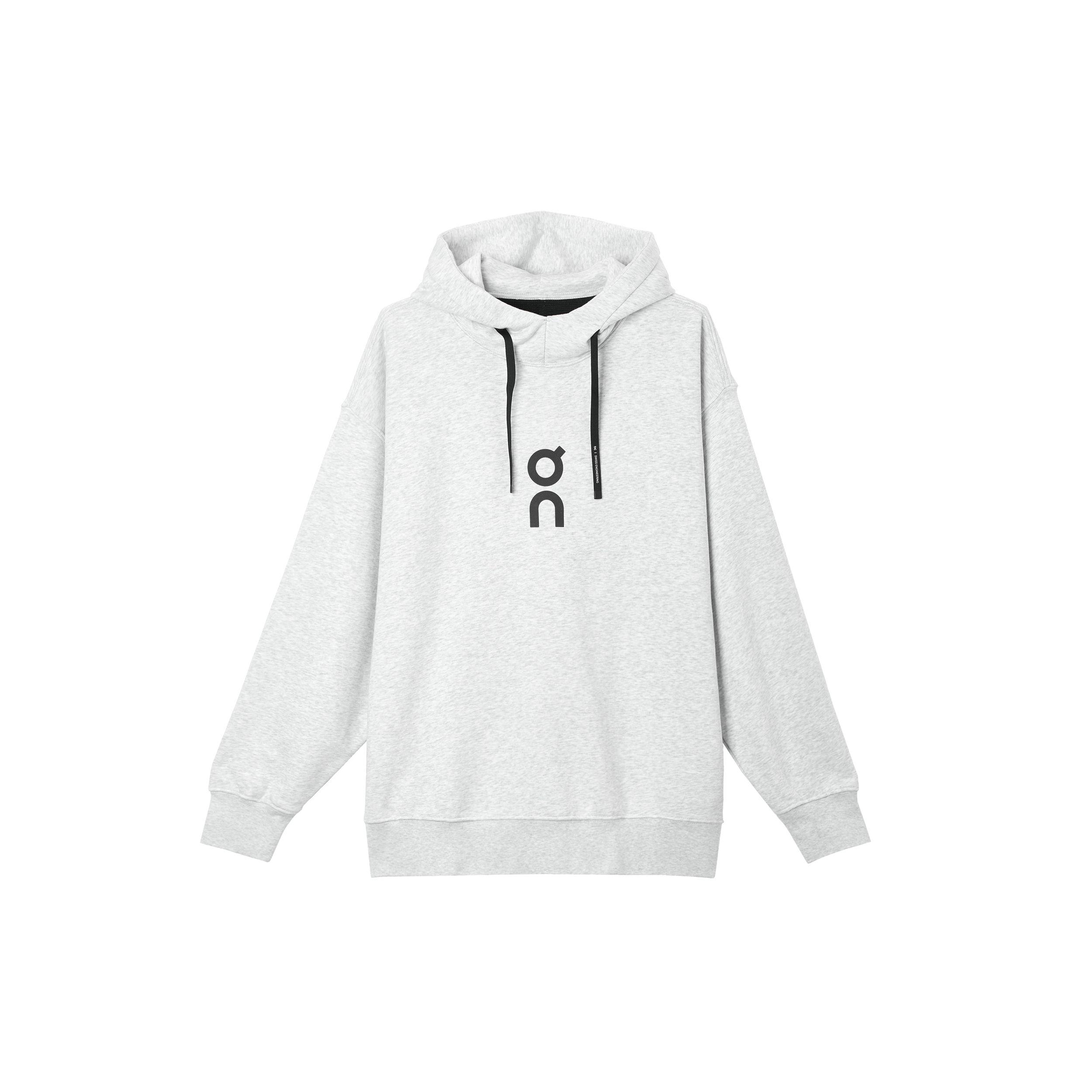 Sweat à capuche Run Club Impression de logo Sweat à capuche à enfiler Hommes sweats Gris Météore 1ME10031756 L white