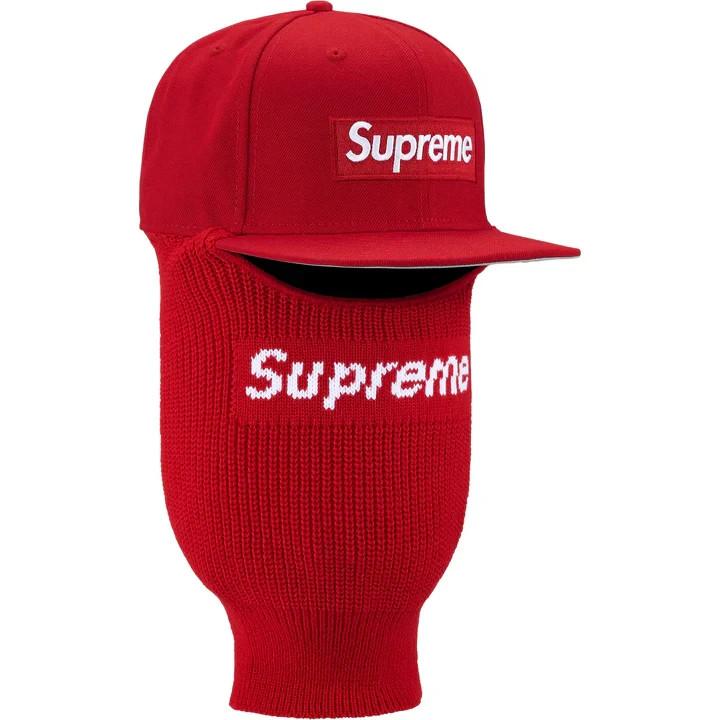 Supreme Box Logo New Era Balaclava Red