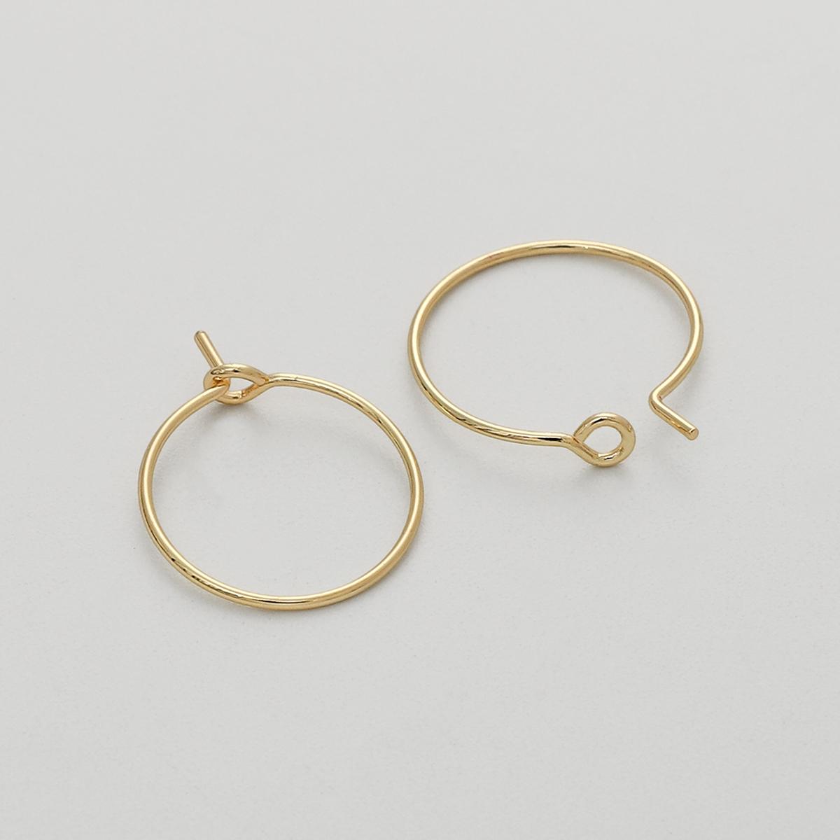 

1 пара 15/20/25/30 мм латунные серьги-крючки для женщин для девочек серьги с крючками 15mm 2pcs/bag