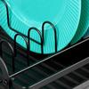 Large Drainer for Dishes, Plates, Cutlery, 2-tier, Black