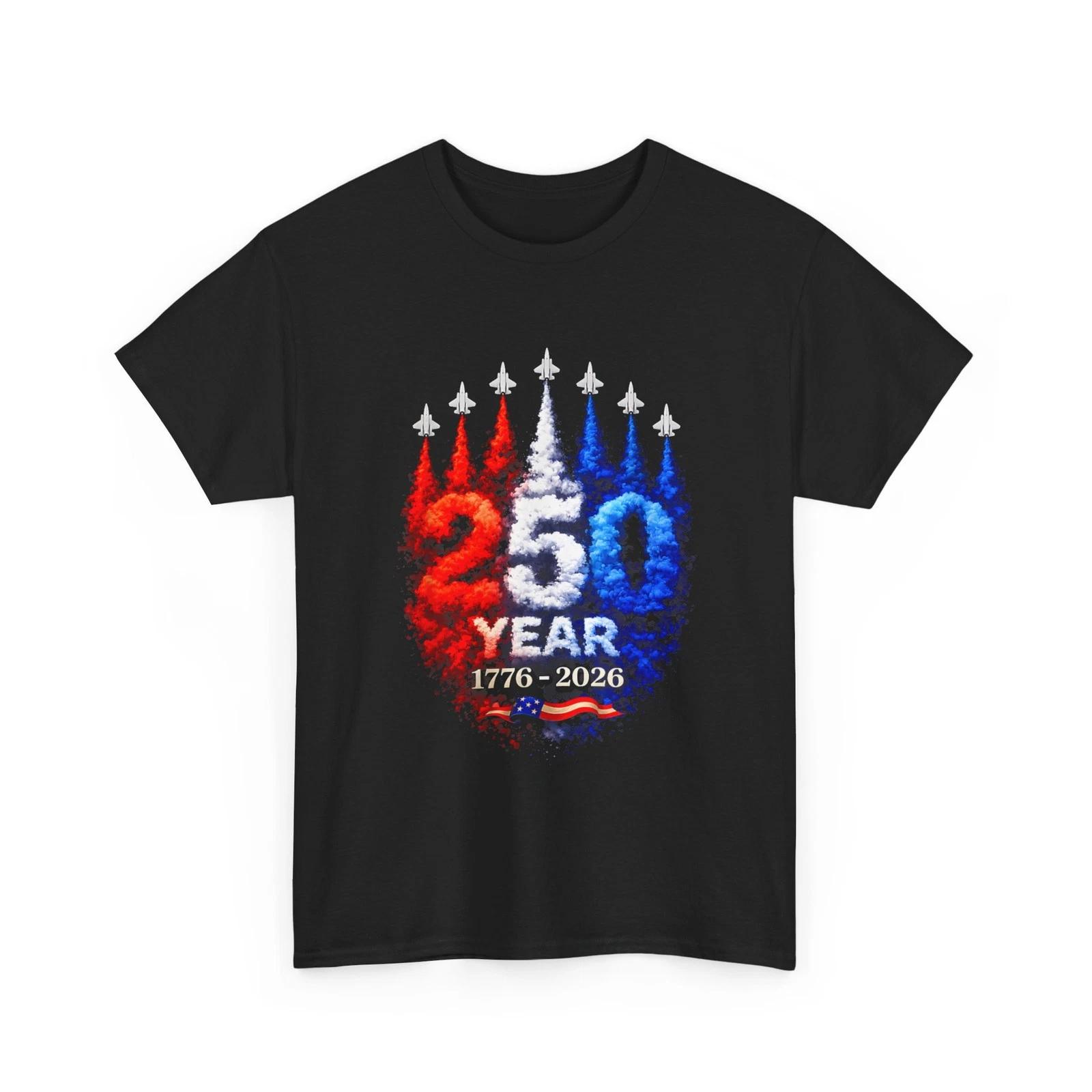 

250 Years 1776 2026 Shirt, 250th USA Patriotic 4th of July Women Men Shirt XL