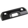 Carbon Fiber Trunk Rear Door Handle Trim Cover for 2019-2026 GMC Sierra/Chevy Silverado 1500 2500 3500HD (Type 2)
